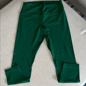 Lululemon Align Green Cropped Leggings